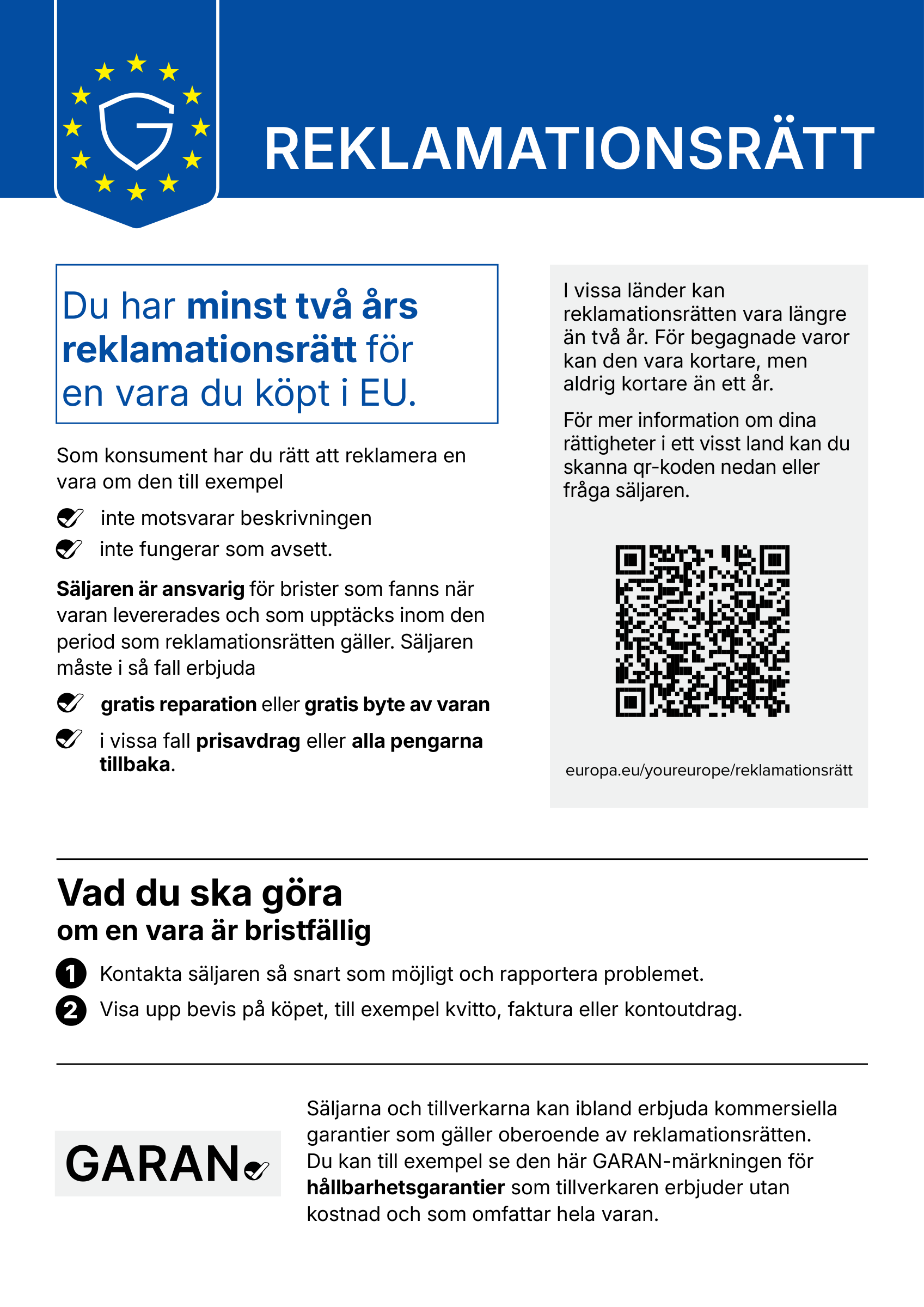 Reklamationsrätt
